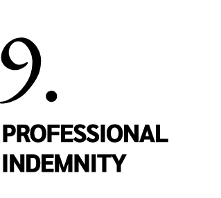 9  Professional indemnity 