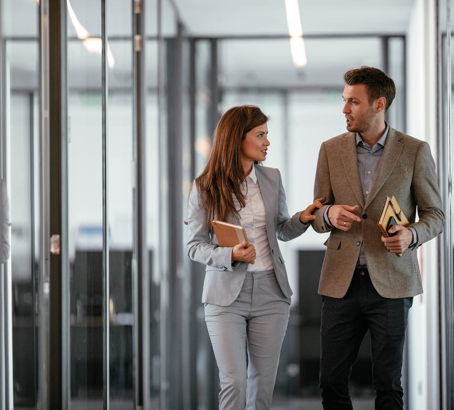 Successful business team  Shallow DOF  Developed from RAW; retouched with special care and attention; Small amount of grain added for best final impression  16 bit Adobe RGB color profile 