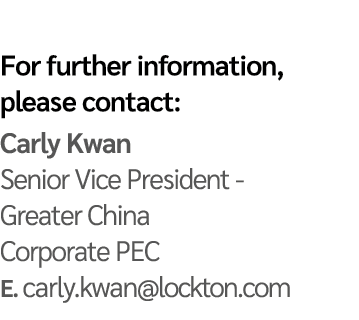 For further information, please contact: Carly Kwan Senior Vice President - Greater China Corporate PEC E  carly kwan   