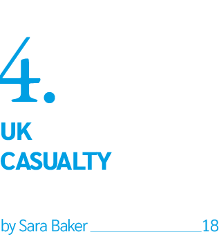 4  UK CASUALTY by Sara Baker  18